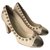 Chanel Pumps Beige Leather  ref.43993