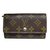 Louis Vuitton Purses, wallets, cases Caramel Leather  ref.44072