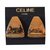 Vintage Céline clip-on earrings Golden Metal  ref.44099