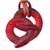Lalique Schlange Anhänger Halskette Rot Glas  ref.44210
