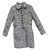Maje Coats, Outerwear Grey Wool Polyamide Acrylic  ref.44269