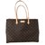 Louis Vuitton Wilshire Brown Cloth  ref.44291