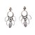 Babylone Earrings Silvery Metal  ref.44295