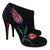 Christian Louboutin Ankle Boots Black Leather  ref.44372