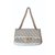 Chanel Clássico Prata Metálico Couro  ref.44456