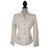 Hermès Jackets White Beige Linen  ref.44462