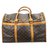 Louis Vuitton Sac de voyage semi rigide Cuir Marron  ref.44493