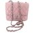 Chanel Mini saco Rosa Couro  ref.44536