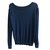 Ikks Knitwear Blue Silk Cotton  ref.44626
