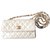 Chanel Borse Bianco Pelle  ref.44681