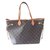 Neverfull Louis Vuitton Handbag Brown Leather  ref.44706