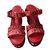 Free Lance Mules Red Leather  ref.44812
