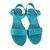 Autre Marque Sandals Blue Leather  ref.44922