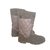 Chanel Boots Grey Leather  ref.45021