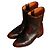Botines Frye de cuero marrón US 8.5 Castaño Marrón oscuro - vista 2
