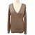 Hermès Knitwear Beige Silk  ref.45323