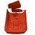 Hermès Handbag Orange Leather  ref.45414
