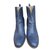 Sartore Botas de tornozelo Azul Couros exóticos  ref.45415