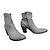 Botines Sartore de piel gris - vista 2