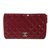 Chanel portafoglio Rosso Pelle verniciata  ref.45428