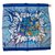 Hermès Silk scarves Blue  ref.45462