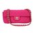 Chanel East West Style Bag Pink Cloth  ref.45510