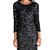 Antik Batik LULU dress Coton Polyester Noir  ref.45598