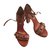 Alberto Fermani Sandals Chocolate Leather  ref.45639