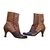 No Name Retro boots Brown Leather  ref.45669
