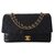 Timeless Chanel Handbags Black Lambskin  ref.45674