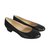 Chanel Zapatillas Negro Cuero  ref.45714
