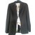 Hermès Veste blazer Laine Gris  ref.49148