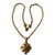 Chanel Long necklace Golden Metal  ref.45891