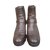 Prada Ankle Boots Brown Leather  ref.45975