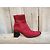 Botines Free Lance de piel de potro roja 36 - vista 6