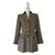 Hermès HERMES  Jacket Brown Black Beige Cashmere Wool  ref.46027