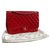 Timeless Chanel borsetta Rosso Pelle verniciata  ref.46202
