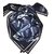 Chanel Lenços Azul marinho Seda  ref.46265