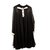 Chanel Vestido Negro Seda  ref.46348
