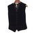 Hermès Tops Soie Coton Cachemire Marron Noir  ref.46394
