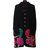 Roberto Cavalli Coats, Outerwear Black Wool  ref.46458
