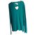 Hermès V-Ausschnitt-Sweater Grün Seide Baumwolle  ref.46556