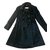 Sportmax Coats, Outerwear Black Cotton Viscose  ref.46626