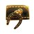 Hermès Ring of Twilly Golden Metal  ref.46628
