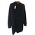 Hermès Maglione cardigan lungo in cashmere Blu navy Cachemire  ref.46817