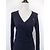 Vestito Trussardi Nero Blu Scuro in Lana e Rayon - vista 6