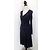 Vestito Trussardi Nero Blu Scuro in Lana e Rayon - vista 8
