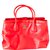 Chanel leather tote Red  ref.46912