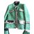 Chanel Chaquetas Verde Tweed  ref.47029