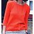 Cos Pullover orange aus Baumwolle mit Ballonärmeln XS - Ansicht 3